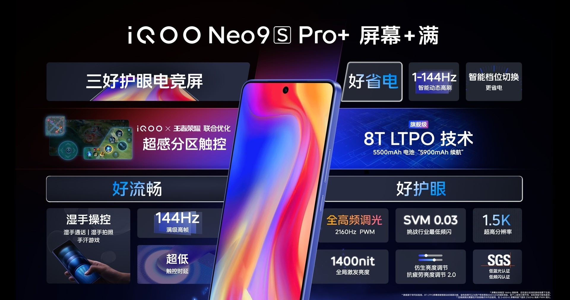 2899元起！iQOO Neo9S Pro+發布會匯總