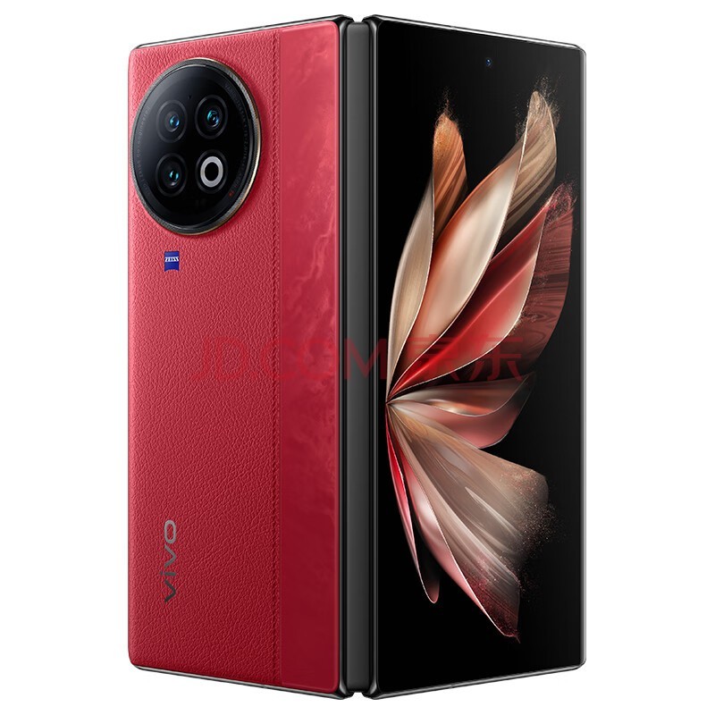 vivo X Fold2 12GB+256GB 華夏紅 2K+ E6 120Hz折疊巨幕 120W雙芯閃充 第二代驍龍8 折疊屏手機 xfold2