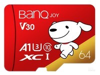 banq＆京东JOY联名款 64GB TF（MicroSD）存储卡U3 C10 A1 V30 4K高速款 行车记录仪＆监控内存卡
