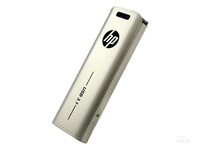 惠普（HP）64G USB3.1 U盘 X796w 香槟金 金属商务可伸缩高速读写电脑车载两用优盘