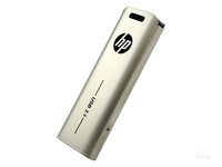 惠普（HP）32G USB3.1 U盘 X796w 香槟金 金属商务可伸缩高速读写电脑车载两用优盘