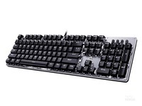 惠普（HP） GK100机械键盘鼠标套装有线游戏吃鸡lol台式笔记本电脑办公套装电竞外设104键无冲 金属灰（白光）茶轴