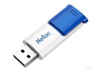 朗科（Netac）64GB USB2.0 U盘U182 推拉式电脑车载两用闪存盘 加密U盘