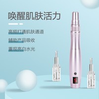 白蒂诗头皮电动纳米微晶微针导入仪中胚层生发滚轮米诺上药器地尔 香槟金屏幕仪器+2个晶片