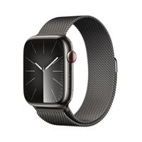 Apple/苹果 Watch Series 9 智能手表GPS+蜂窝款45毫米石墨色不锈钢表壳石墨色米兰尼斯表带 MRPQ3CH/A