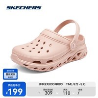 斯凯奇（Skechers）2024夏女士运动凉鞋镂空透气轻便舒适夏季沙滩鞋