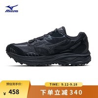 美津浓（MIZUNO）24秋冬新款 RACER ADV 山系复古轻野鞋缓震防风保暖防滑跑步鞋 01/黑色 36