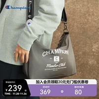 Champion美国冠军2024新款单肩包女男时尚随性百搭单肩包 深灰 MIC