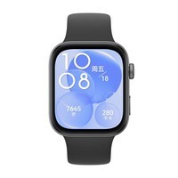 华为（HUAWEI）【新品】华为WATCH FIT 3智能手表轻薄大屏减脂长续航蓝牙通话运动手环情侣男女款七夕情人节礼物 Fit3 幻夜黑+氟橡胶表带