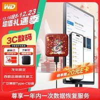 西部数据（WD）移动固态硬盘（PSSD）Elements SE新元素SSD 便携迷你 个性企业定制 手机直连笔记本电脑外接 龙年限定 1TB