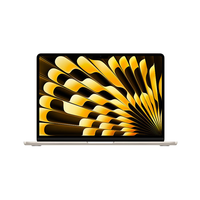 Apple/苹果AI笔记本/2024MacBookAir 15英寸 M3(8+10核)8G 512G星光色电脑MRYT3CH/A