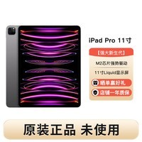 Apple iPad Pro 2022款苹果平板电脑 苹果ipad平板 未使用 iPad Pro 11寸 灰色 128G WiFi版 未使用