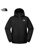 北面（The North Face）冲锋衣男山系黑武士户外登山露营夹克单层外套 黑色 XL 