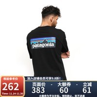 巴塔哥尼亚（Patagonia）PATAGONIA巴塔哥尼亚男款短袖经典混纺夏季男式T恤38504 黑色 M