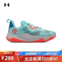 安德玛（Under Armour）男女同款库里Curry HOVR Splash 3篮球鞋3026275 402 43