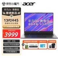 宏碁（acer）非凡Go青春版笔记本电脑标压酷睿高性能轻薄本便携学生商务办公网游笔记本13代 非凡Go青春版i5-13500H-16G-1T