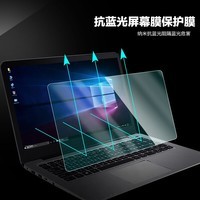 尼凡2023款ROG枪神7 Plus超竞屏幕保护膜魔霸超能版幻16翻转本星云新锐键盘膜钢化膜防窥膜电脑包 防蓝光润眼钢化膜(硬膜) ROG  G614J（ROG Strix G16）