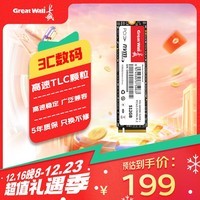 长城（Great Wall） SSD固态硬盘GW3300 M.2接口(NVMe协议)PCIe 3.0x4 台式笔记本固态硬盘 GW3300-512GB