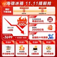 海信（Hisense）500小魔方零嵌入式冰箱十字四开门零距离嵌入式冰箱超薄平嵌一级能效国补以旧换新BCD-500WMK3PU 灰色