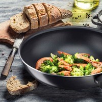 特福（Tefal）Logics系列红点中式炒锅 不粘平底炒菜锅28cm  礼物实用