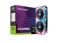 索泰（ZOTAC）GeForce RTX 4060 8GB X-GAMING OC TWIN DLSS3 黑神话悟空 电竞游戏作图设计渲染编辑独立显卡