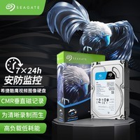 希捷(SEAGATE)监控硬盘 6TB 256MB SATA 垂直 机械 PMR CMR 希捷酷鹰 3.5英寸