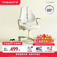 护童（Totguard）儿童学习椅写字椅小学生家用可升降调节靠背座椅升降椅电脑椅脚踏 G102_银沙灰