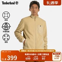 添柏岚（Timberland）官方男装摇粒绒秋冬新款户外休闲保暖抓绒|A6NZ1 A6NZ1DH4/甘草黄 XL