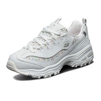 SKECHERS胜道运动Skechers斯凯奇女鞋D\'lites时尚熊猫鞋复古休闲鞋 13144/WMLT 35/220/5