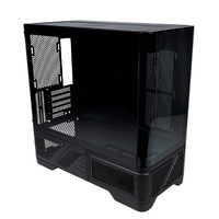 瓦尔基里（VALKYRIE）VK03-M LITE BLACK 黑色 ATX 游戏电脑台式机箱 支持360水冷 曲面玻璃270°海景房