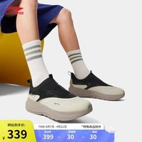 李宁SOFT GO 2丨潮流休闲鞋男鞋25春季新款减震稳定低帮运动鞋AGLV005