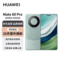 华为旗舰手机 Mate 60 Pro 12GB 512GB 雅川青【赠服务】