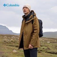 Columbia哥伦比亚24秋冬新品男三合一金点热能防水冲锋衣棉内胆外套WE6198 257 L(180/100A)