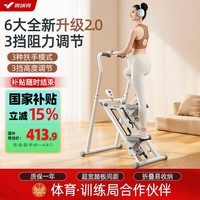 麦瑞克（MERACH）新升级多功能爬楼机家用踏步机登山楼梯机居家有氧运动健身器材 计数折叠款【3挡阻力/扶手调节】