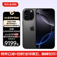 Apple/苹果 iPhone 16 Pro Max 256GB 黑色钛金属 海外真AI 海外日版-预激活 单SIM卡 Esim支持全网通5G