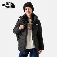 The North Face北面羽绒服女户外保暖550蓬鹅绒4U7V 黑色/JK3 S