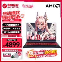 机械革命极光Pro锐龙版蛟龙15K 2024新旗舰 八大核锐龙R7 满血RTX独显AIPC游戏本 学生设计办公笔记本电脑 八大核锐龙7H | 满血RTX光追独显 大爆款:16G内存 512固态【超补贴