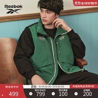 Reebok锐步官方23秋冬新款男女同款经典复古保暖纯色梭织羽绒马甲 23FRC283UGL1 A/XL