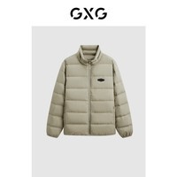 GXG男装【热卖推荐】23年冬季保暖鹅绒三防羽绒服 卡其色 175/L