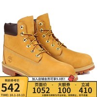 TimberlandTimberland添柏岚经典6寸男女同款大黄靴环保户外防水真皮 12909W女款-小麦色 37.5