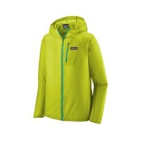 巴塔哥尼亚（Patagonia）Houdini系列 户外运动可收纳式连帽防水防风外套 荧光绿 M