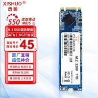 悉硕(XISHUO)1TB  M.2 SATA协议 2280 NGFF SSD固态硬盘台式笔记本通用 1TB【销量NO.I】