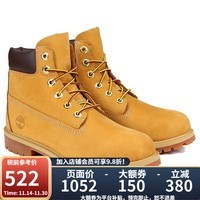 TimberlandTimberland添柏岚经典6寸男女同款大黄靴环保户外防水真皮 12909W女款-小麦色 40