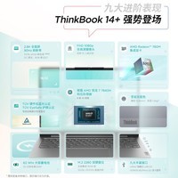 ThinkPad 联想ThinkBook 14+ 锐龙版 轻薄商务办公笔记本电脑 R7-7840H 32G 1T 集显0GCD