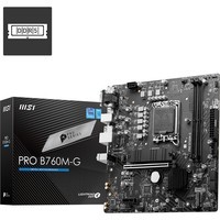 微星(MSI)PRO B760M-G DDR5 游戏电脑主板 支持CPU13400F/13600KF/13700K (Intel B760/LGA 1700)