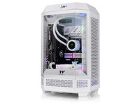 Thermaltake(Tt)The Tower 300 海景房机箱 电脑主机 白色(Matx主板/支持420水冷/4090显卡/水平横躺)