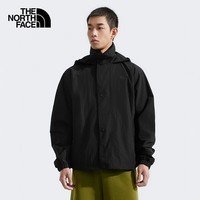 The North Face北面防风夹克男户外防泼舒适透气83QX 宇宙黑/JK3 XXL