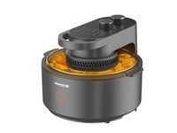 九阳（Joyoung）太空空气炸锅不用翻面空气炸锅家用可视大视窗5.5L大容量免翻面多功能不沾易清洗蒸烤一体机 VF735