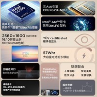 ThinkPad E16 AI PC Ultra5 125Hѹ 16ӢᱡЯʼǱ 32G 1TB 2.5K 칫 ɫ