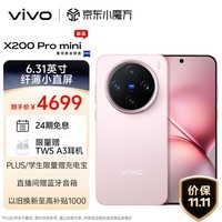 vivo X200 Pro mini 12GB+256GB 微粉 6.31英寸纤薄小直屏 蔡司超级长焦 5700mAh蓝海电池 拍照 AI手机